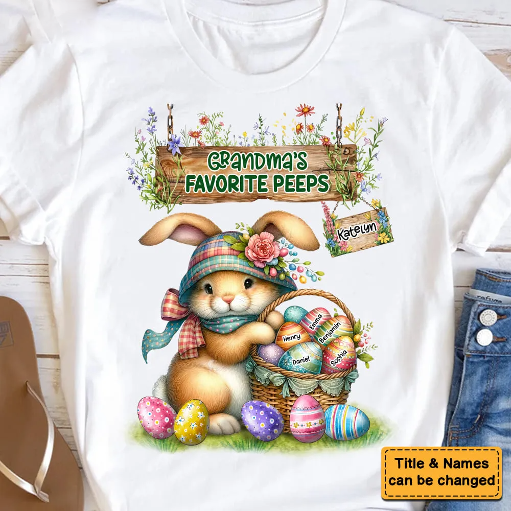 Personalized Easter Gift Grandma's Favorite Peeps Shirt - Hoodie - Sweatshirt