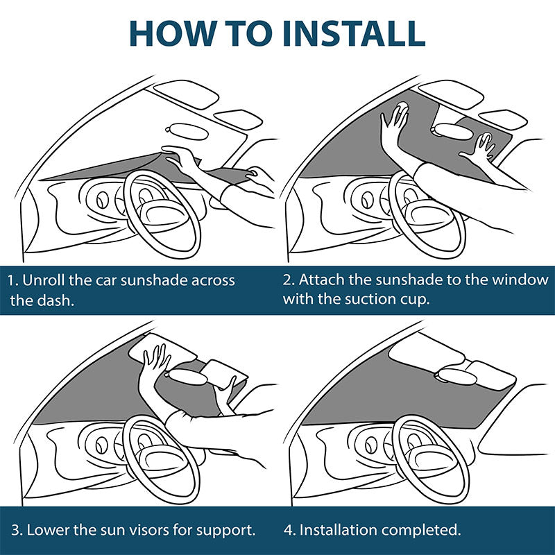 Dogs And Cats - Personalized Auto Sunshade - Gift For Pet Lovers