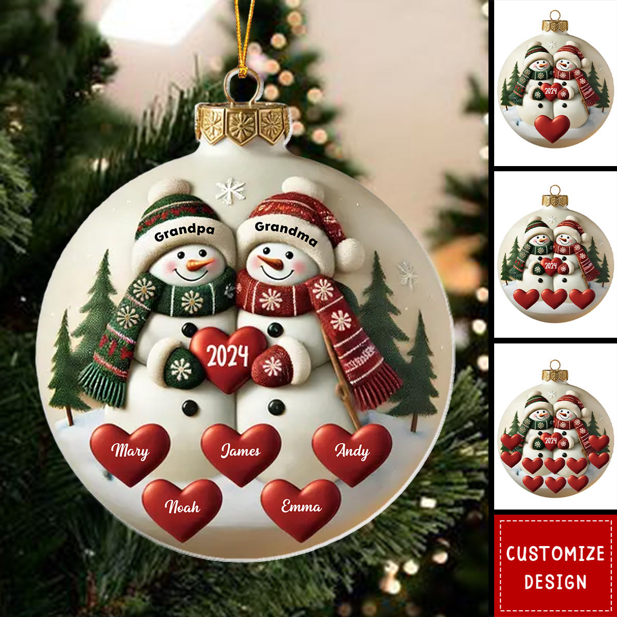 45cm Christmas Santa Claus Grandpa Grandma Doll Doll Ornaments Decoration Scene Layout