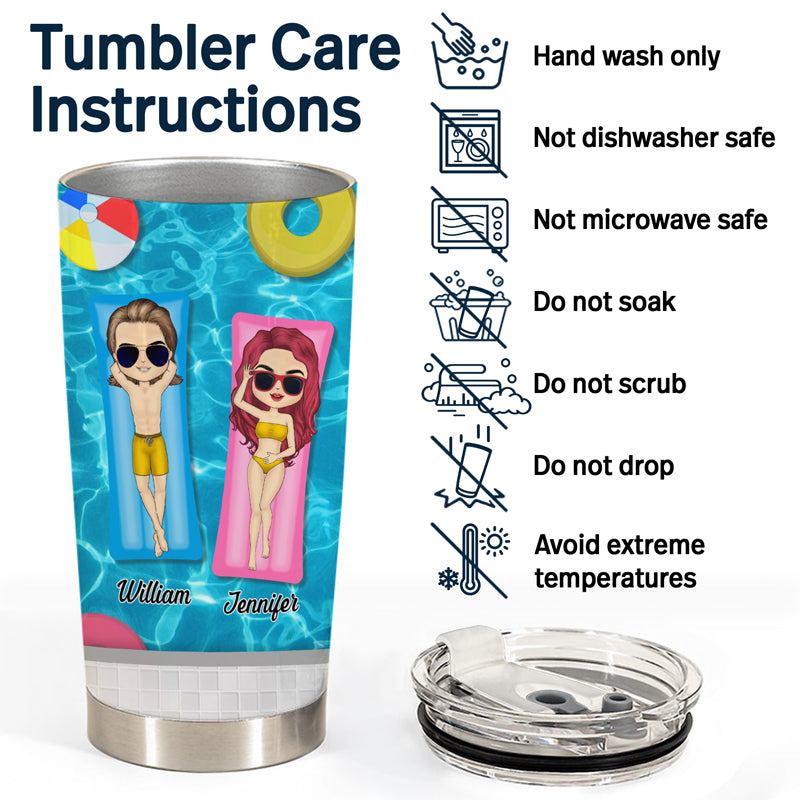 Together Is Our Favorite Place To Be - Couple Gifts - Personalized Custom Tumbler