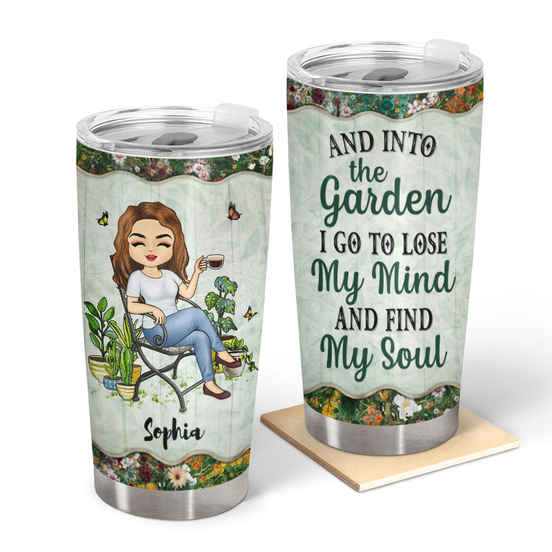 And Into The Garden I Go Gardening Vertical - Garden Sign Personalized Custom Classic Metal Signs P59434264