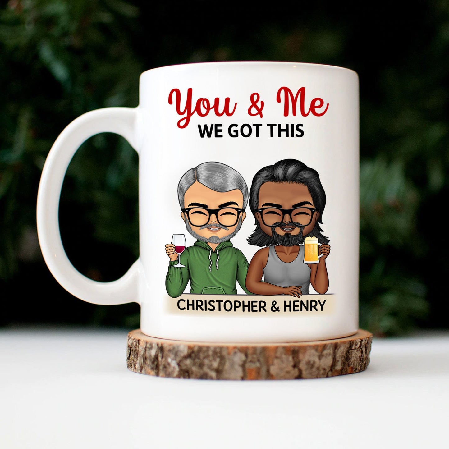The Day I Met You - Anniversary, Loving Gifts For Couples, Husband, Wife - Personalized Mug