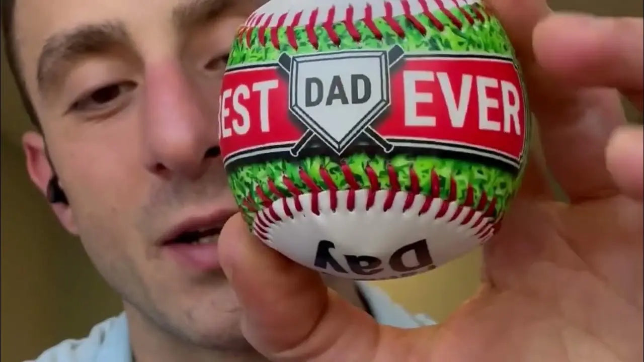 Baseball, Softball Players - Best Dad Ever - Personalized Baseball, Softball (TL) The Next Custom Gift