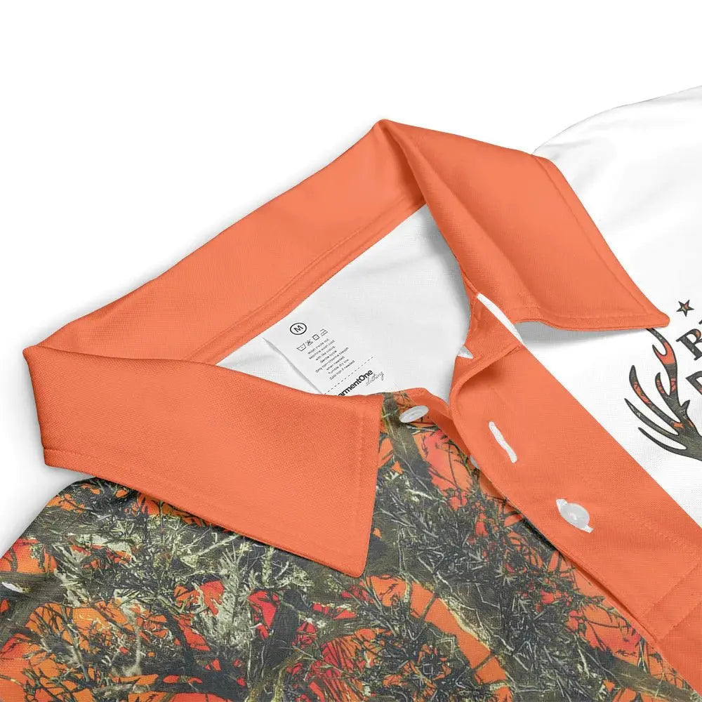 Best Buckin' Dad Ever Hunting Polo Shirt - Personalized Polo Shirt - The Next Custom Gift