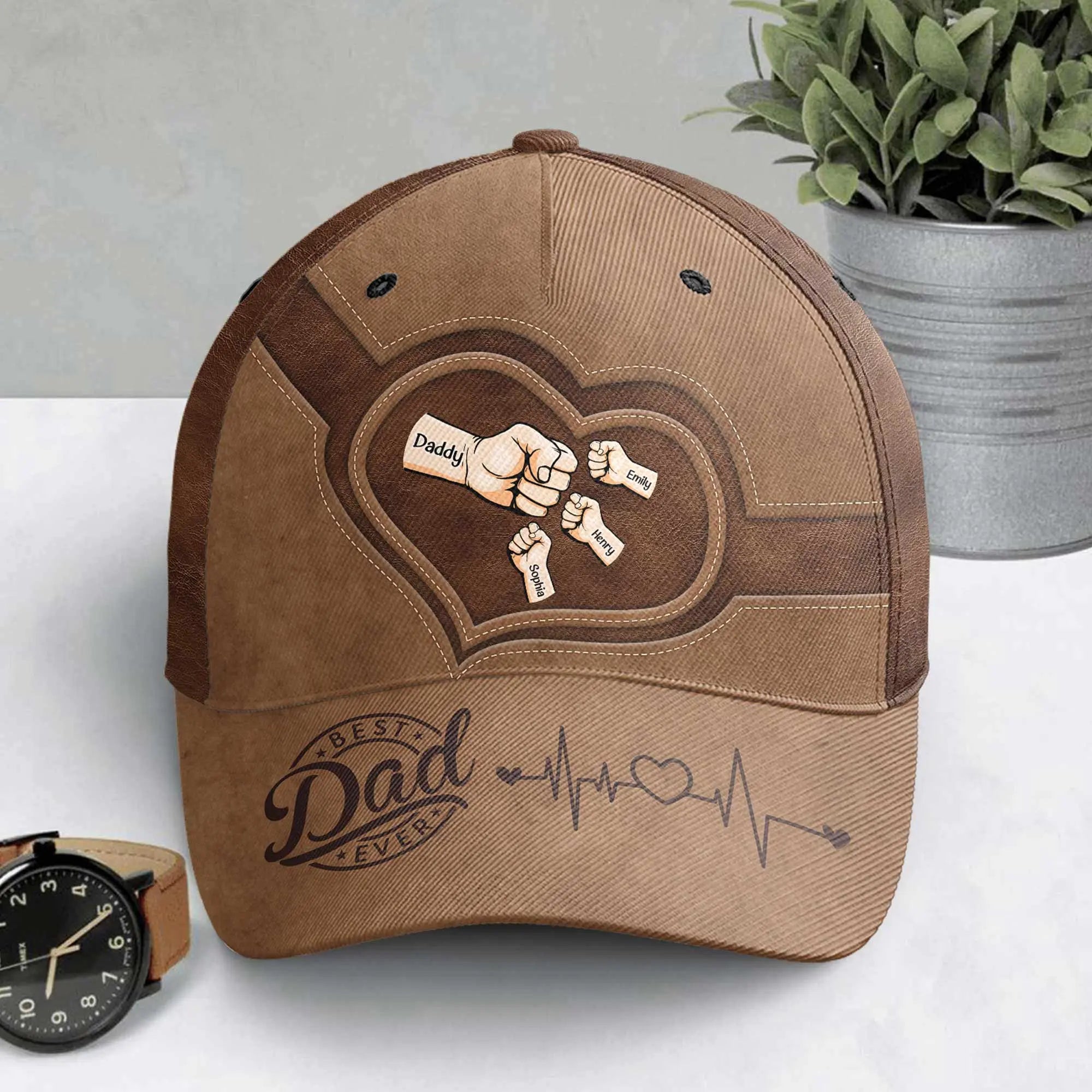 BestDadEver-NewVersion-PersonalizedClassicCap