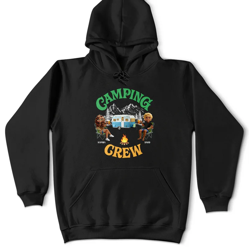 Camping Crew 3D Effect - Personalized T Shirt