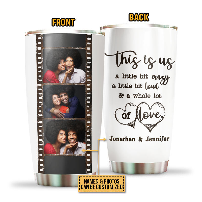 Custom Photo Couple This Is Us, Couple Gift, Custom Tumbler