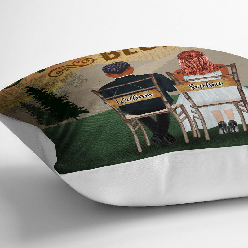 Let The Adventure Begin - Gift For Couple - Personalized Custom Pillow