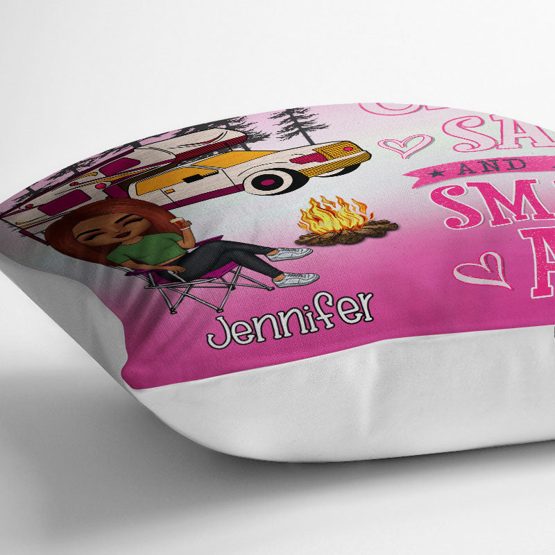 Classy Sassy Camping Gift - Personalized Custom Pillow