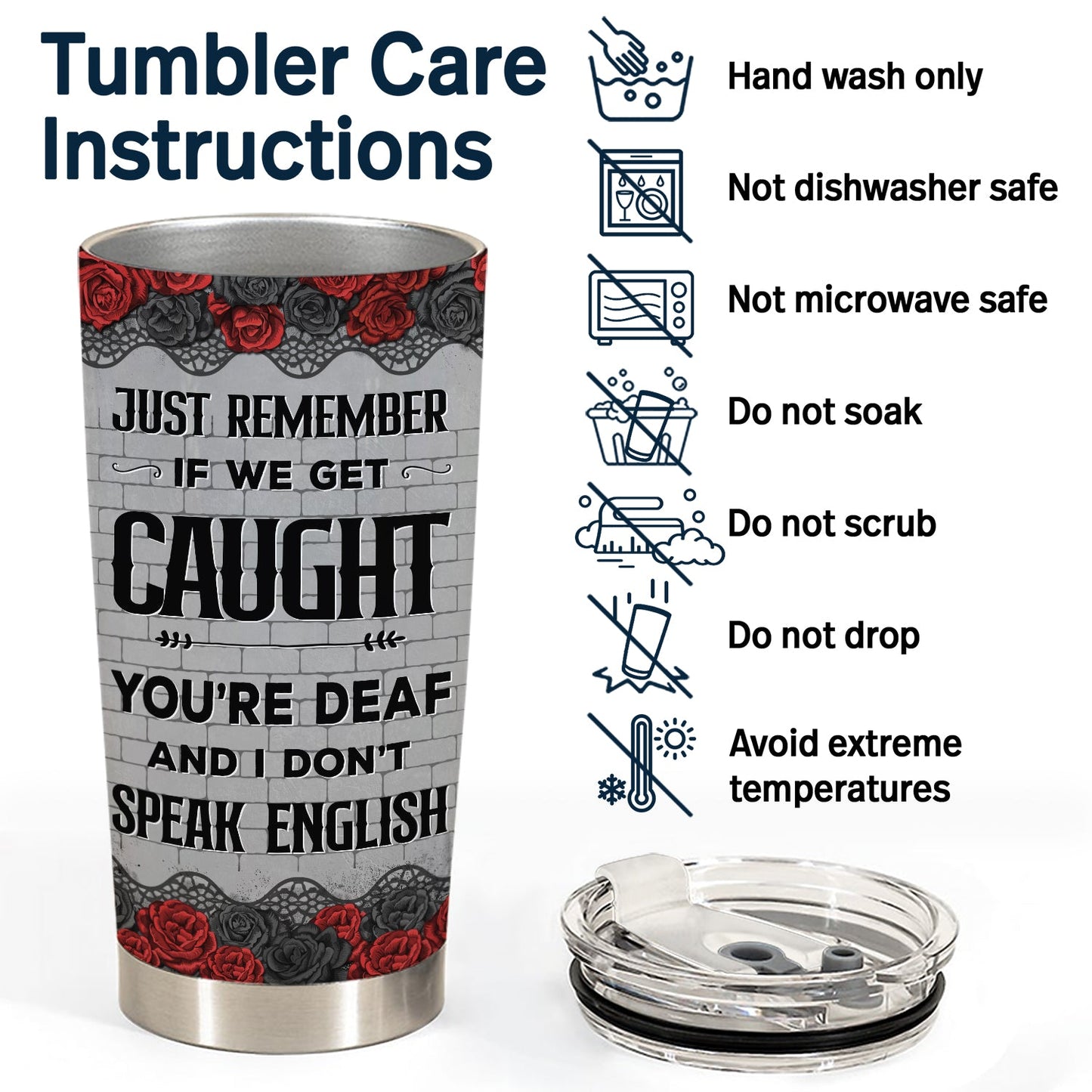 Bestie Group Partners In Crime If We Get Caught Black Ver - Gift For Bestie - Personalized Custom Tumbler