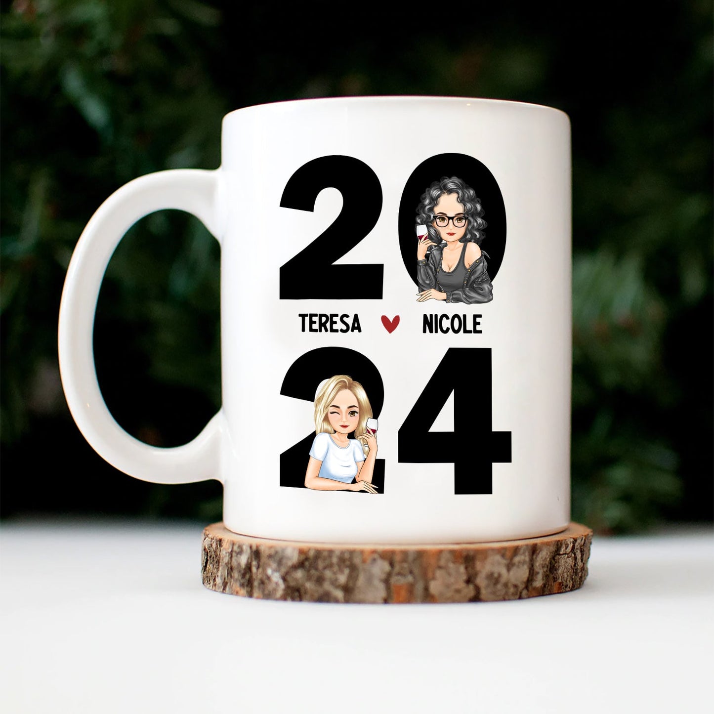 On The Best Decision - Gift For Couples - Personalized Mug