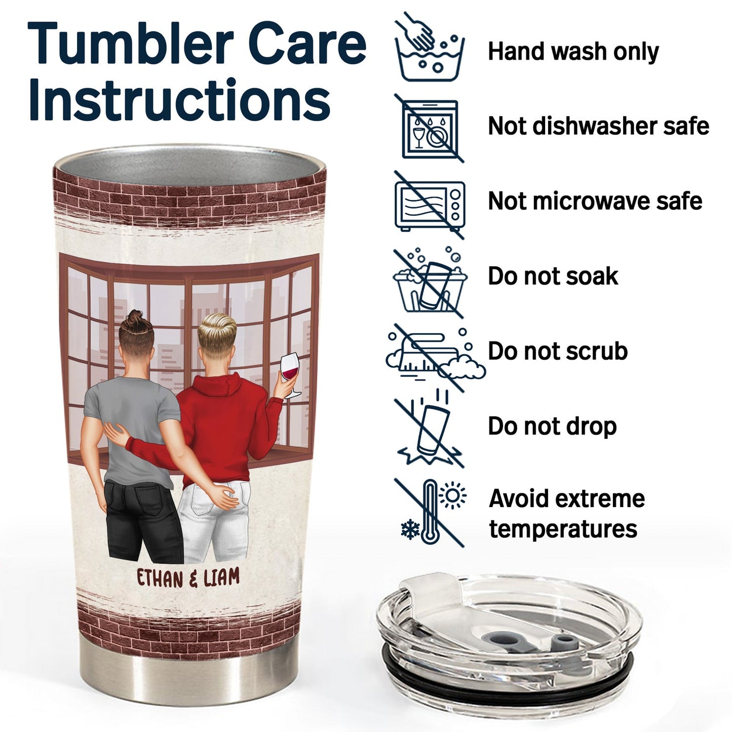 Couple I Could Have Found You Sooner Brick Ver - Gift For Couple - Personalized Custom Tumbler