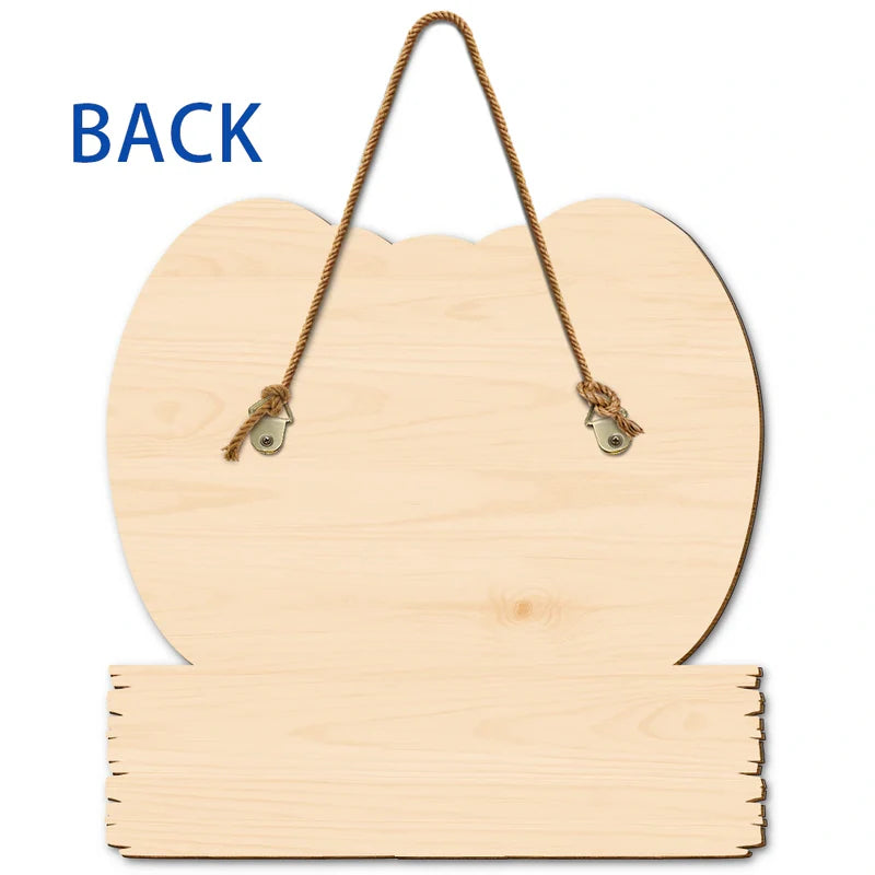 Halloween Pet Welcome Foolish Mortals - Personalized Custom Shaped Wood Sign