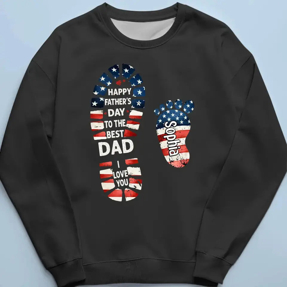 Happy Father's Day To The Best Papa - Family Personalized Custom Unisex T-shirt, Hoodie, Sweatshirt - 4th Of July, Father's Day, Gift For Dad, Grandpa Shirts & Tops The Next Custom Gift