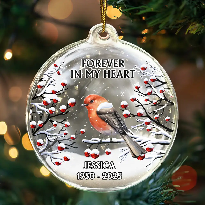 I'm Always With You 3D Cardinal - Personalized Custom Shaped Acrylic Ornament