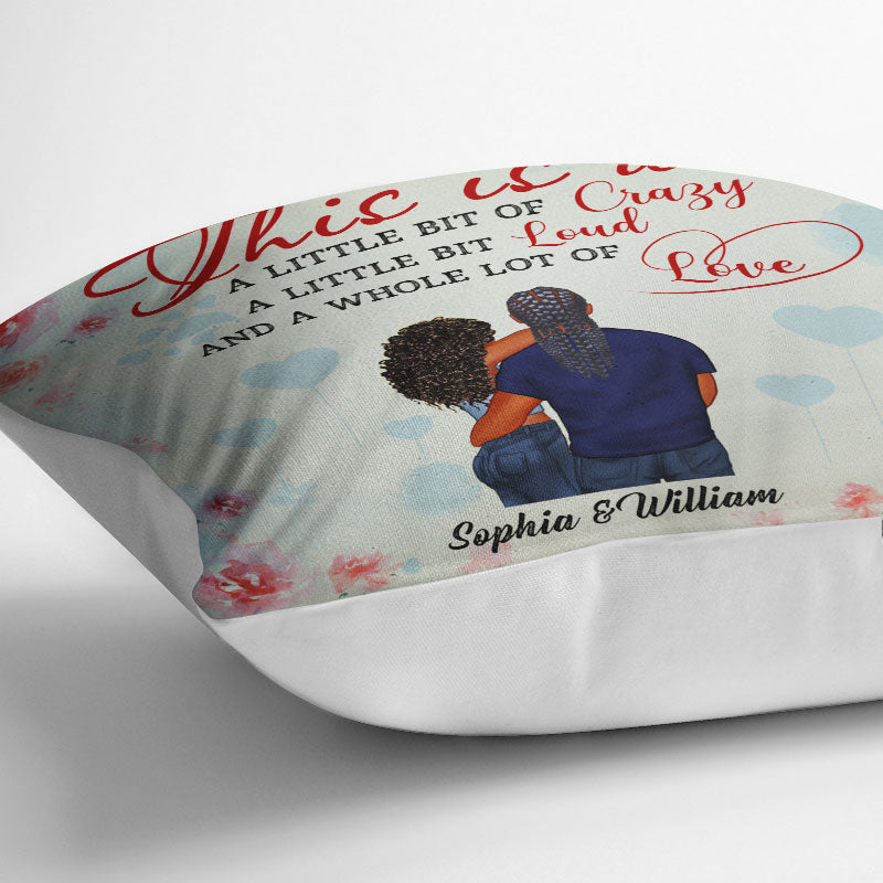This Is Us A Whole Lot Of Love - Gift For Couple - Personalized Custom Pillow