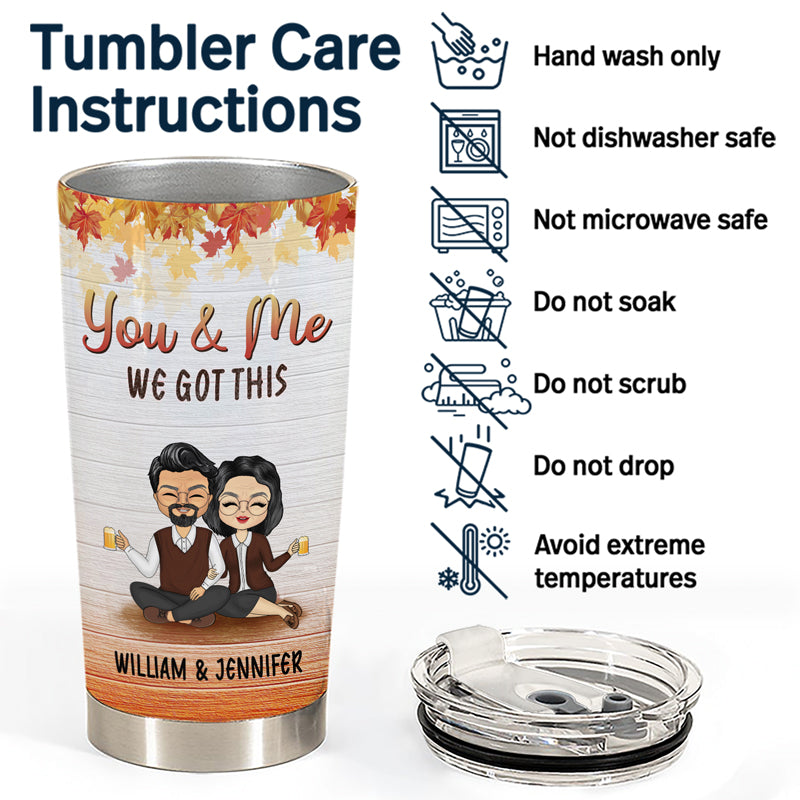 Couple I Wish I Could Have Found You Sooner Husband Wife - Couple Gift - Personalized Custom Tumbler