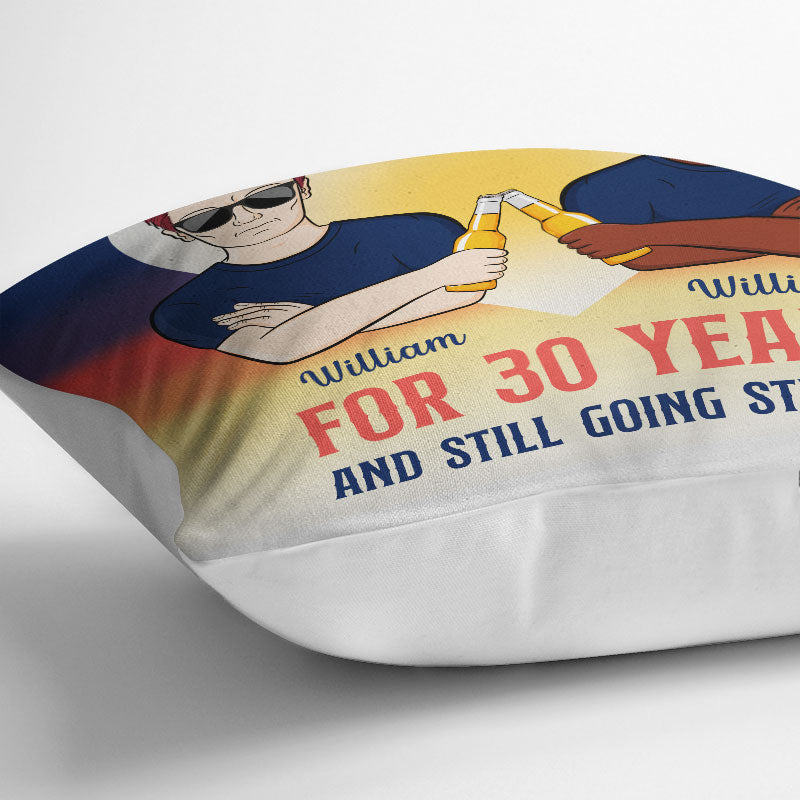 Annoying Each Other Drinking - Gift For Married Couples - Personalized Custom Pillow