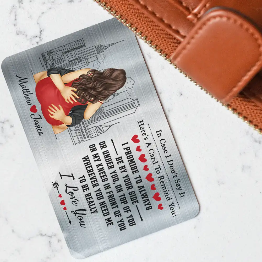 Cha - Tặng Bố Bây Giờ Con Cũng Có Thể Mang Con - Thẻ Ví Nhôm In Ảnh Cá Nhân (HL)