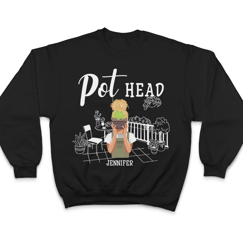 Pot Head Gardening - Personalized Custom T Shirt