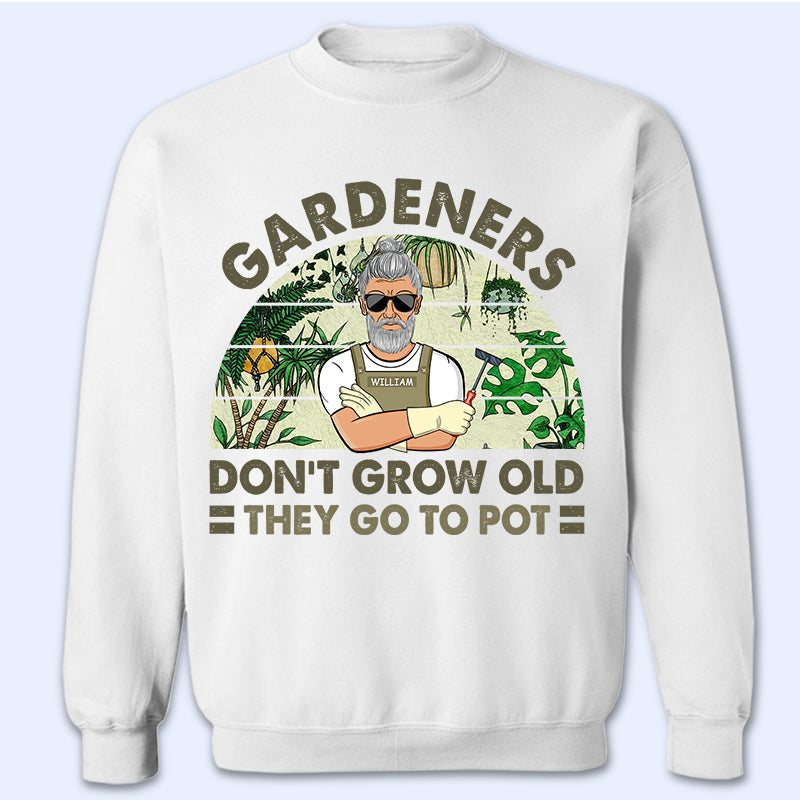 Go To Pot Gardening - Personalized Custom Sweatshirt