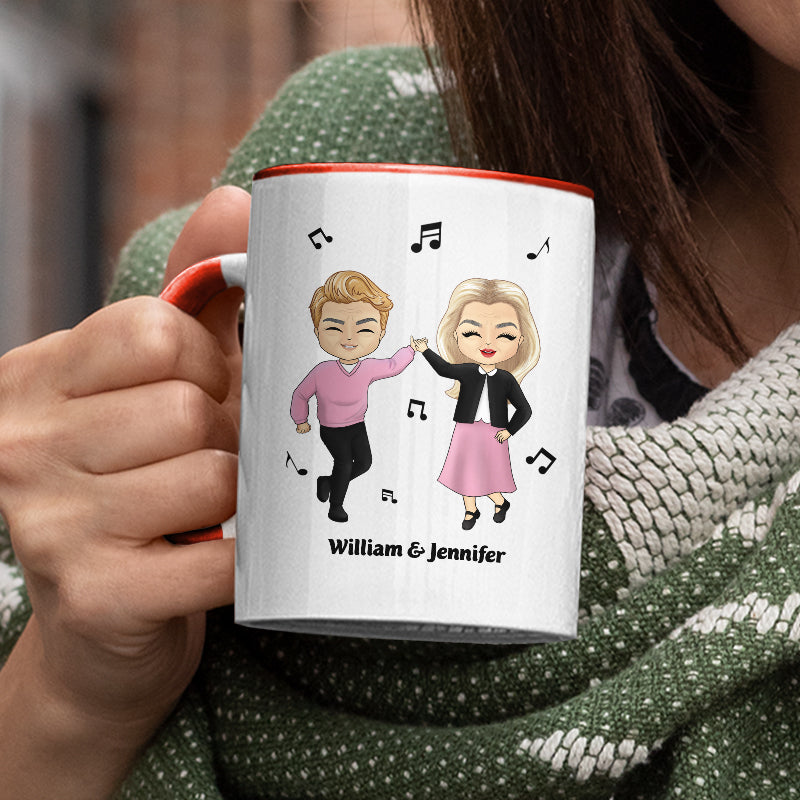 Acting Like Adults - Gift For Senior Couples - Personalized Custom Accent Mug