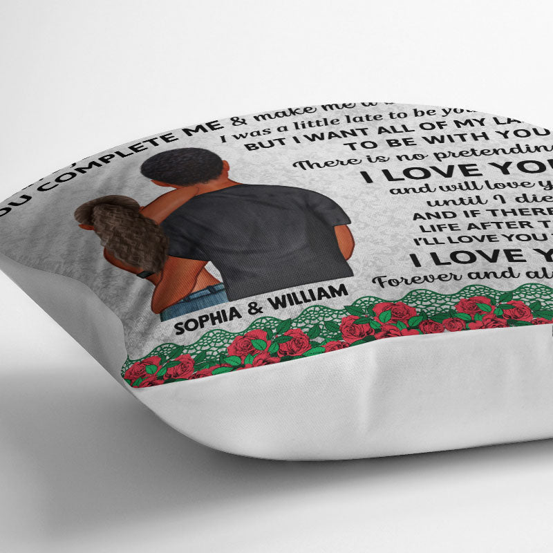 The Day I Met You Couple King Queen - Personalized Custom Pillow