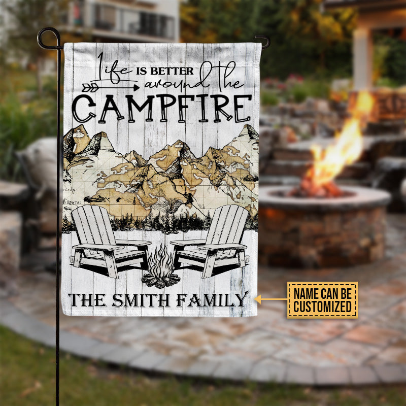 Personalized Camping Life Is Better Customized Flag