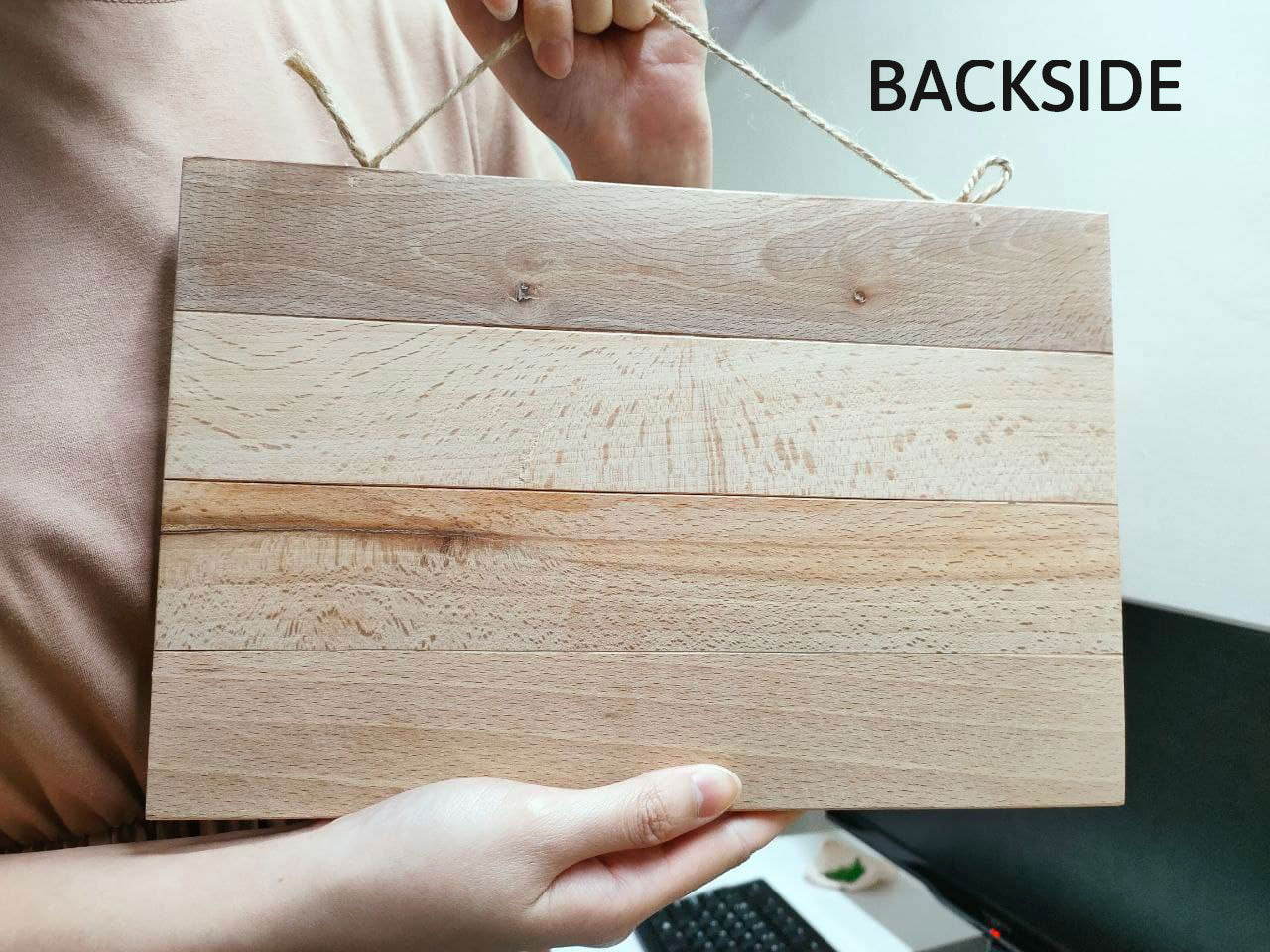 Personalized Lake A Little Bit Of Crazy Customized Wood Rectangle Sign