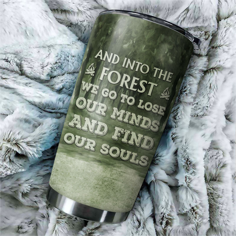 Personalized Camping And Into The Forest Customized Tumbler