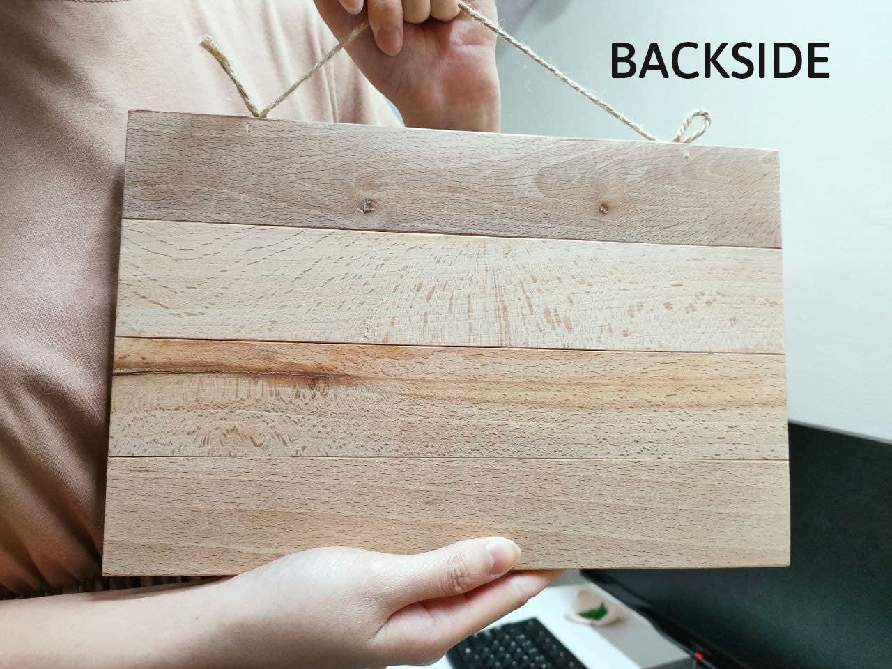 Personalized Camping Camper & Spark Live Here Customized Wood Rectangle Sign