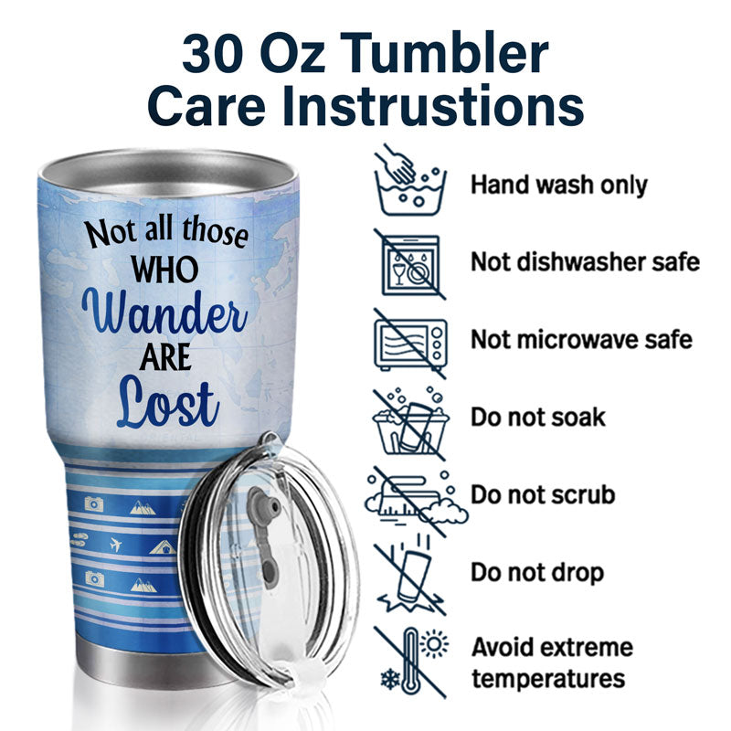 Just A Girl Who Loves Traveling - Gift For Traveling Lovers - Personalized Custom 30 Oz Tumbler