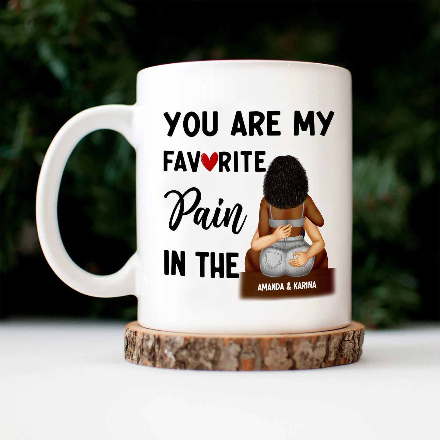 My Favorite Pain - Gift For Couples - Personalized Mug