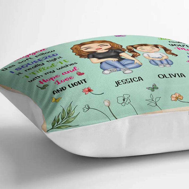 To My Granddaughter Grandma - Personalized Pillow