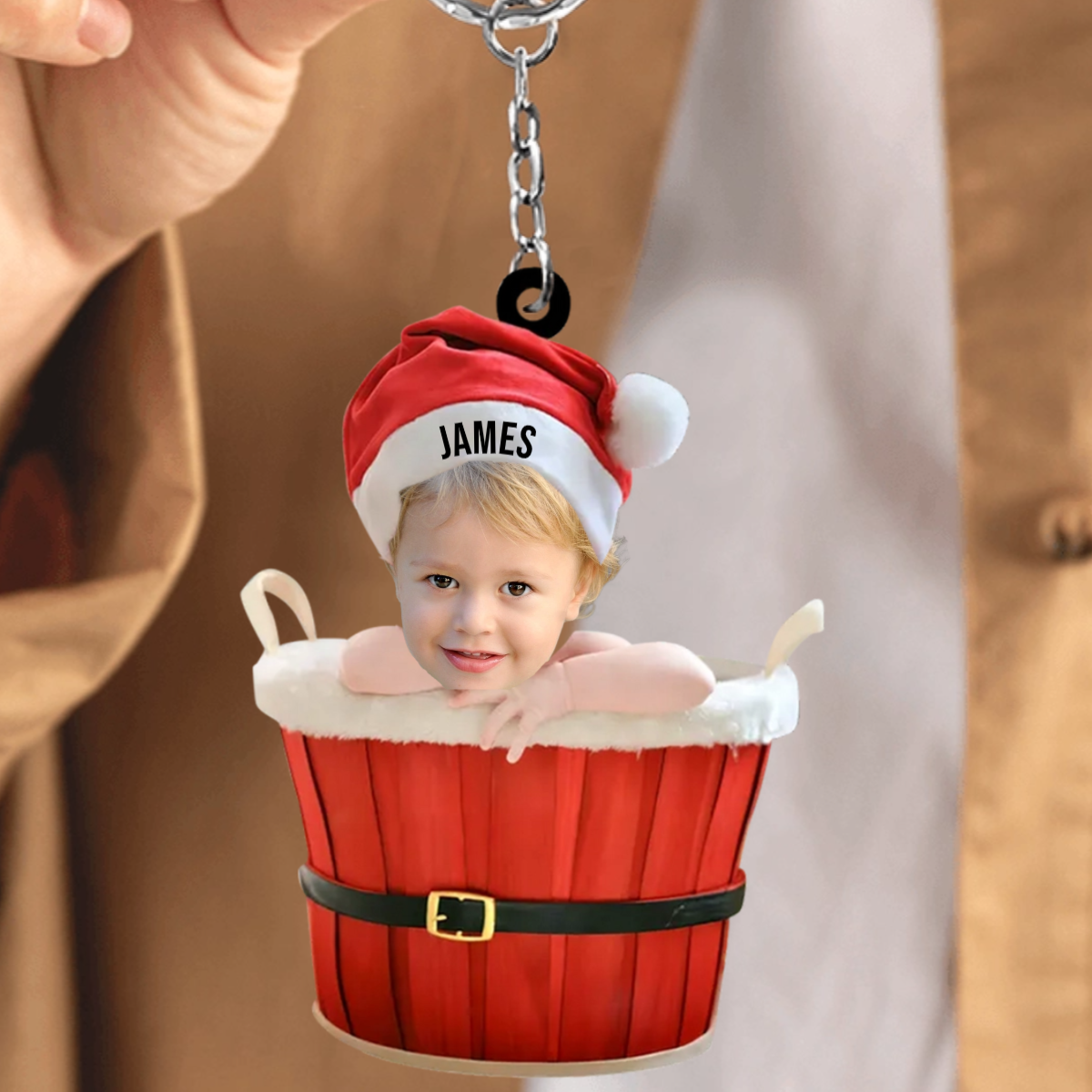 Cặp đôi - Anh yêu em đến tận trăng tròn - Móc khóa acrylic cá nhân