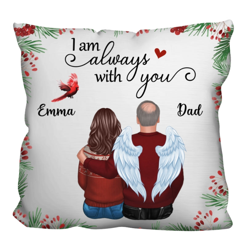 Holly Branch Memorial Personalized Pillow (Insert Included)