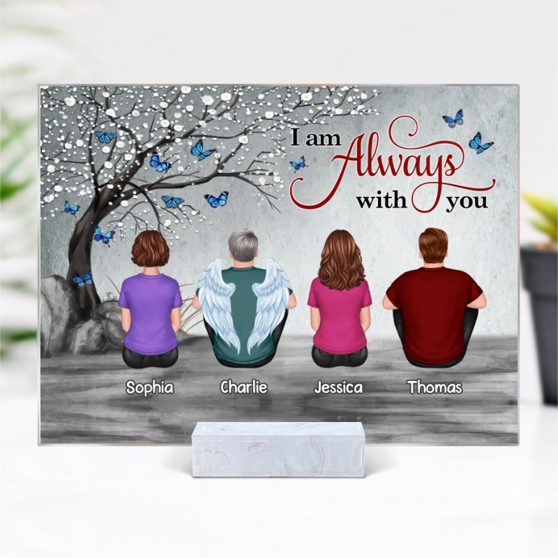 Blossom Tree Always With You Whole Family Memorial Remembrance Gift Personalized Acrylic Plaque