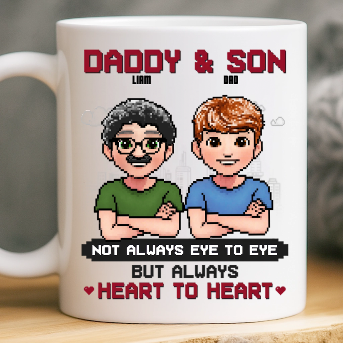 Custom Mug - Personalized Birthday Gifts For Dad, Son - Always My Son, Always Chosen