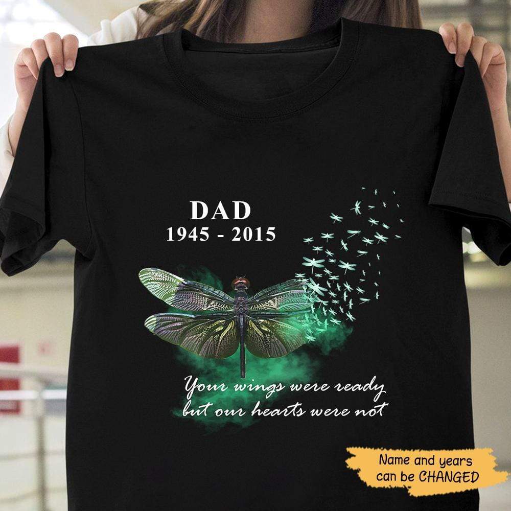 Dragonfly Wings Memorial Personalized Shirt