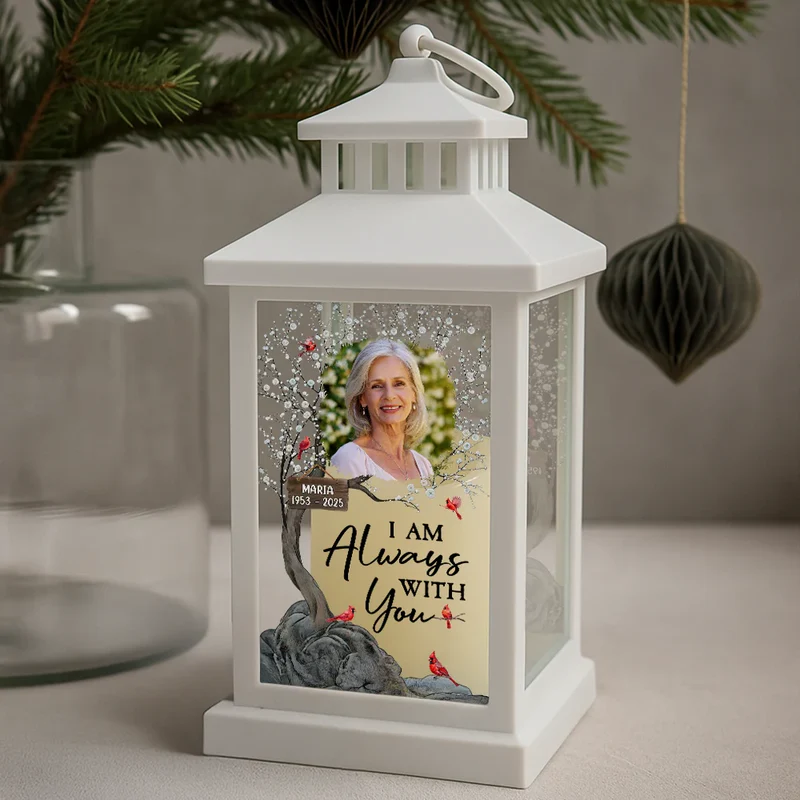 Custom Photo When You Miss Me Have No Fear Memorial - Personalized LED Candle Lantern