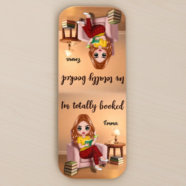 Custom Leather Magnetic Bookmark - Personalized Bookish Gifts For Book Lovers, Bookworms, Readers - Between Pages Magic