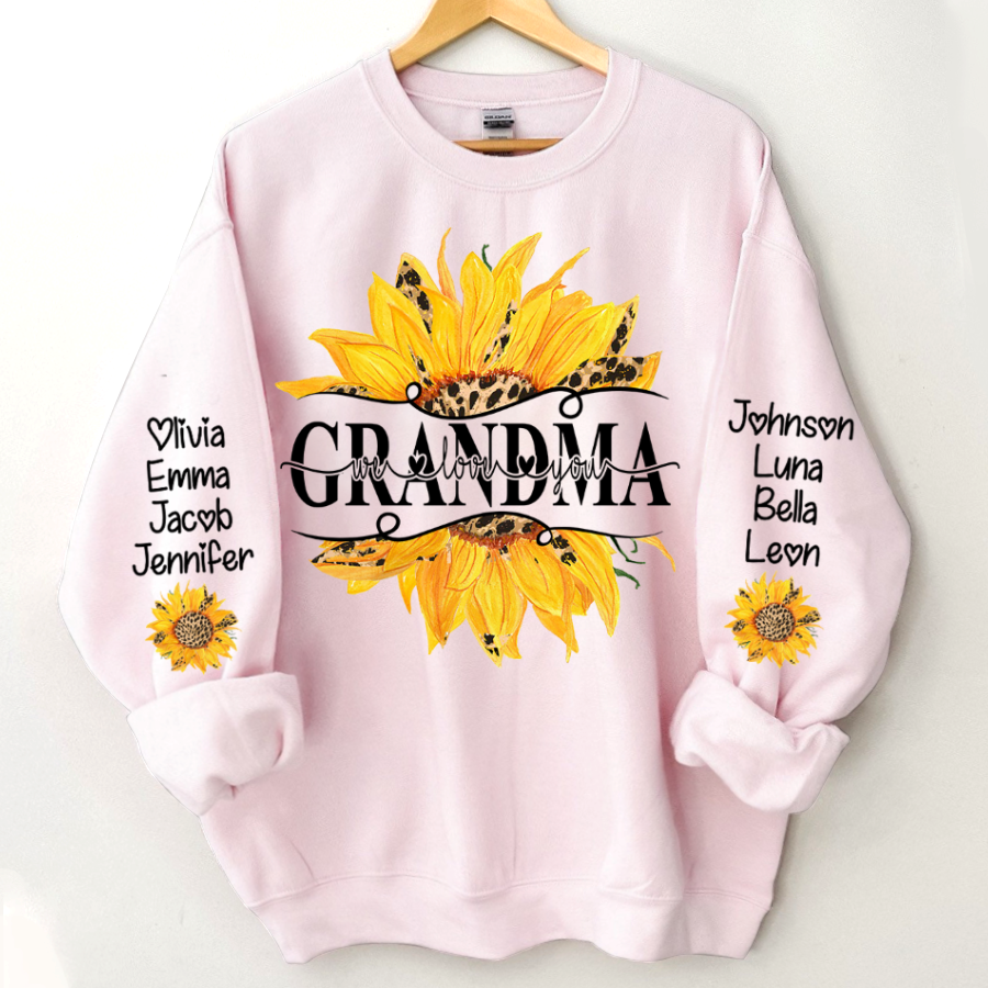 Sunflowers Grandma And Kids CTH01 Sweatshirt