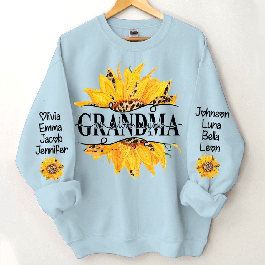 Sunflowers Grandma And Kids CTH01 Sweatshirt