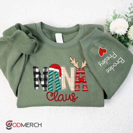 Nana Claus Two Sides Sweatshirt