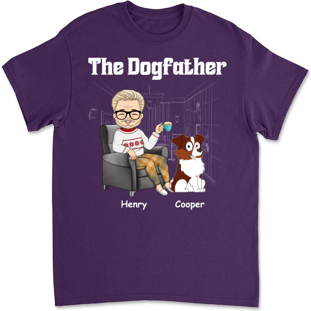 The Dog Mom Dad - Personalized Custom Unisex T-shirt