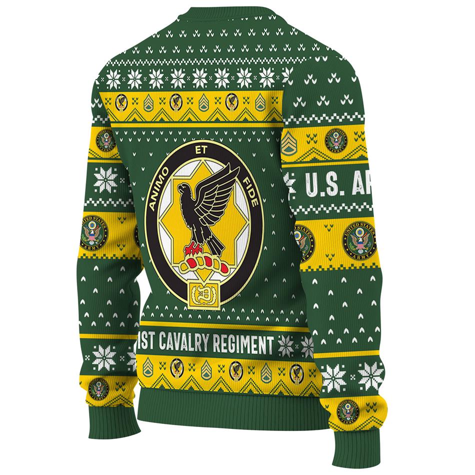 Custom US Veteran Ugly Sweater Available All Military Branches Gift For Veteran Dad Grandpa K1702 Trhn