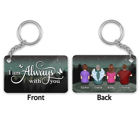 Family Brothers Sisters Siblings Keepsake Under Sky Stars Personalized Acrylic Keychain