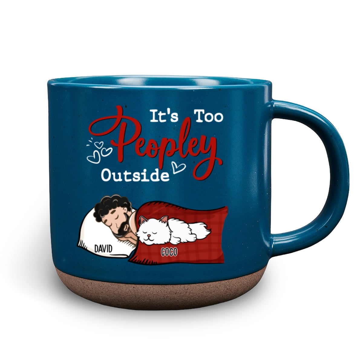 Too Peopley - Personalized Custom Pottery Mug