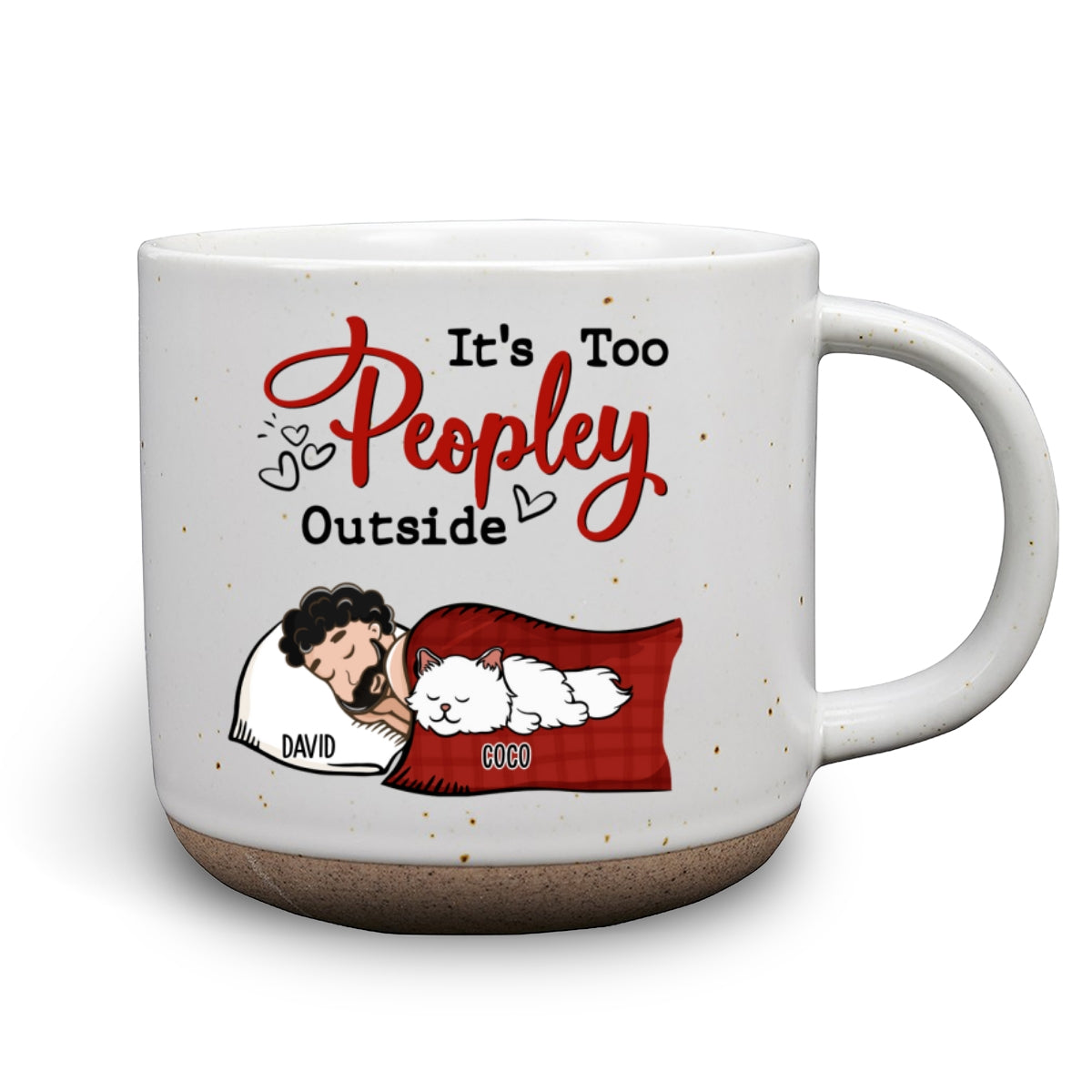 Too Peopley - Personalized Custom Pottery Mug