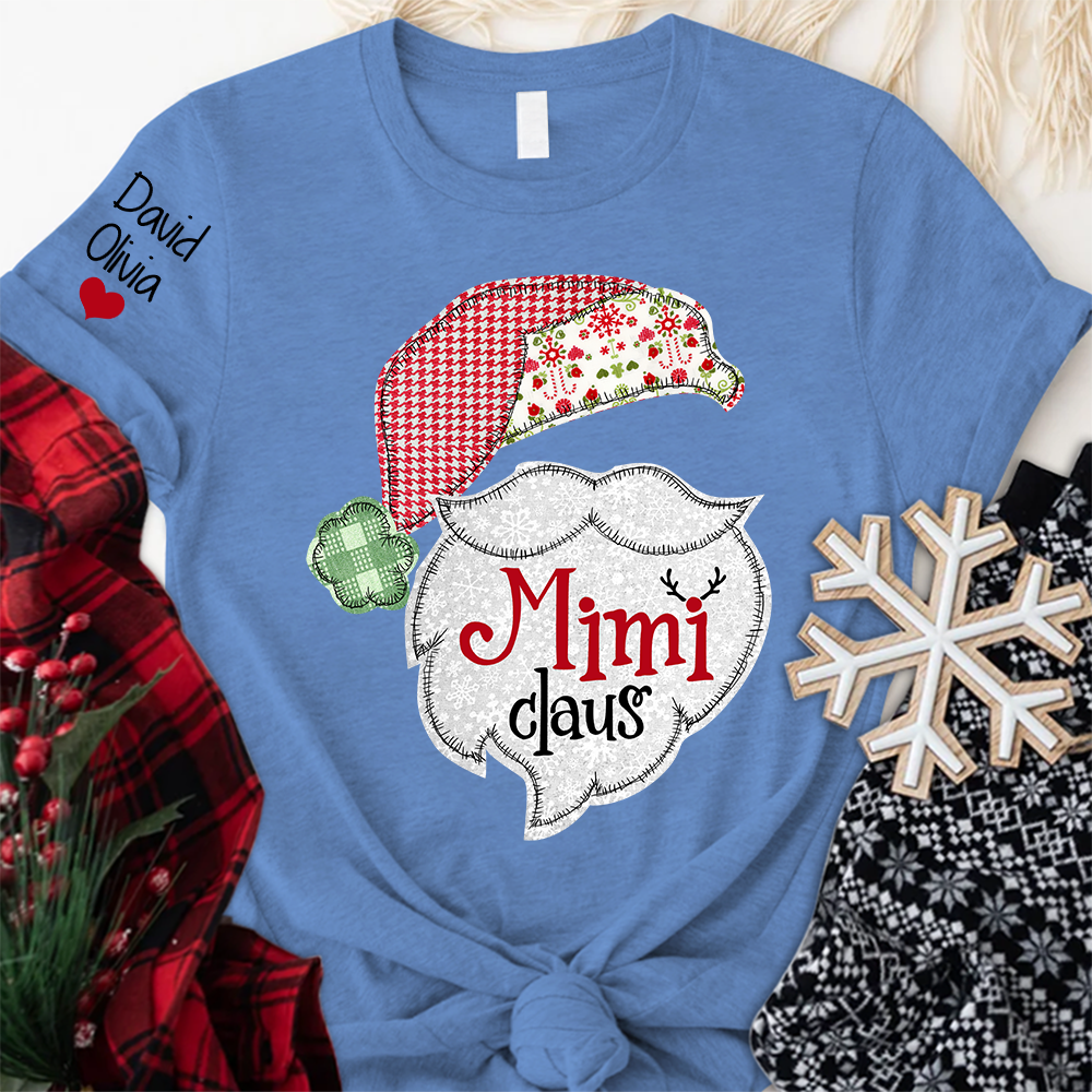 Mimi Claus Christmas With Grandkids T-Shirt